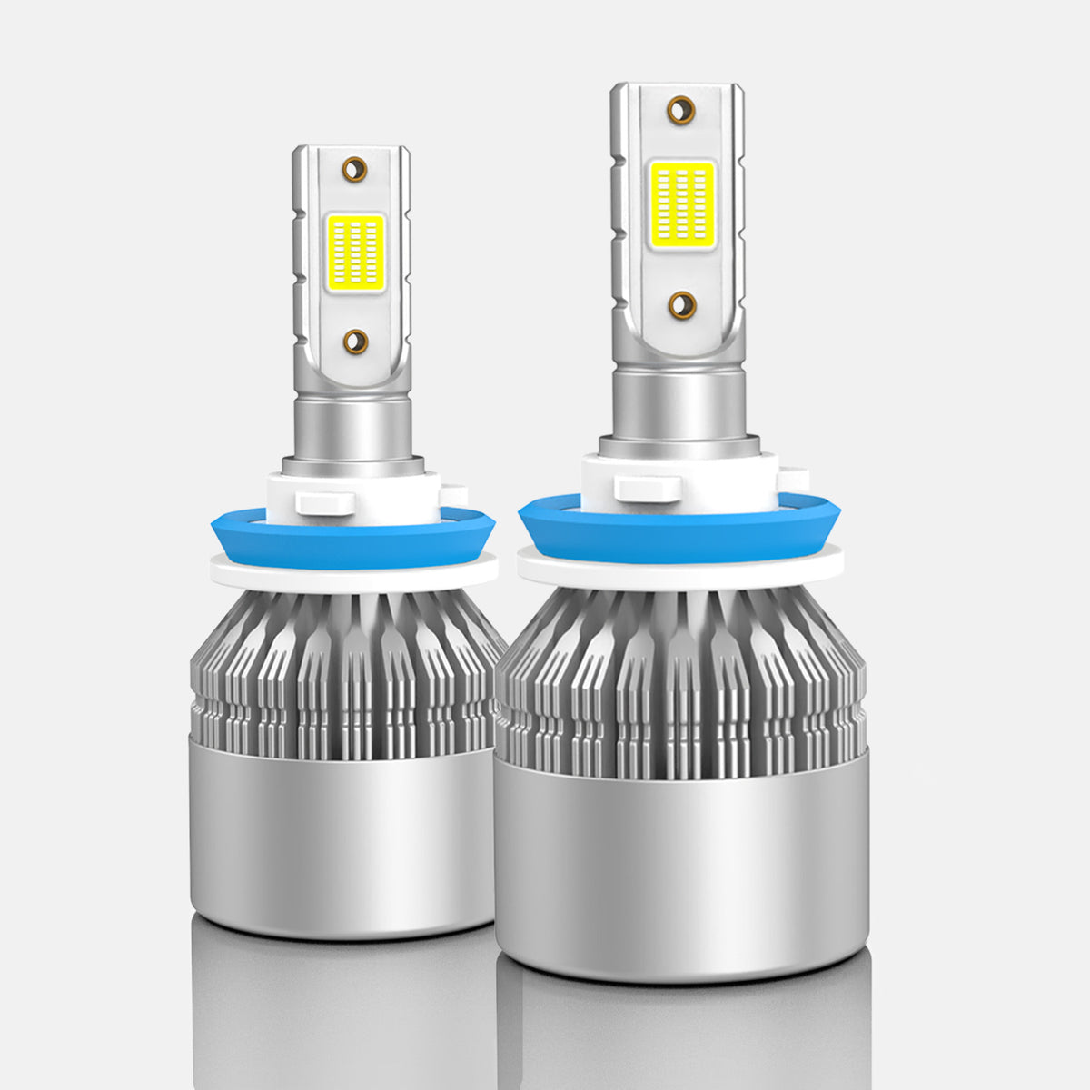 2 Sided H11/H8/H9/H16 LED Headlight Bulbs, Pack of 2