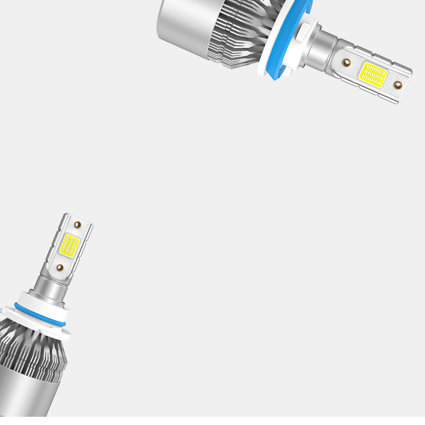 C6 2-sided automotive LED headlight bulbs halogen replacement bulbs 6000K 