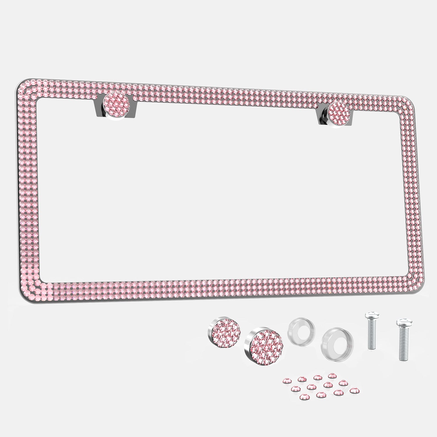 Pink Bling License Plate Frame